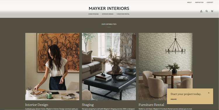 Mayker Interiors Screen