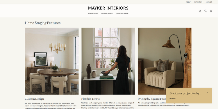 Mayker Interiors Screen