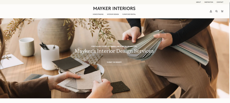 Mayker Interiors Screen